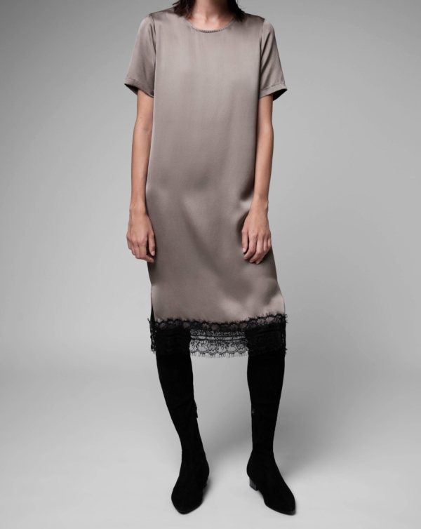 Vestido de Seda Pura